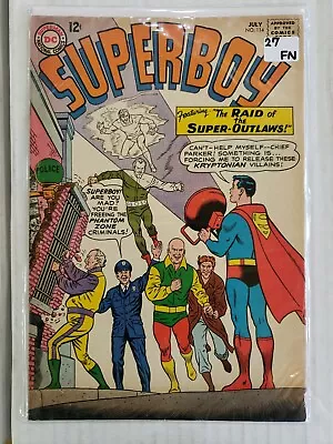 Buy Superboy #114 DC COMICS 1964 JUL FN Cover Art Curt Swan • 21.58£