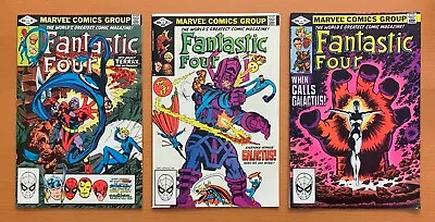 Buy Fantastic Four 242, 243 & 244 KEY 1st Appearance Nova (Marvel 1982) VF+/- Comics • 95£