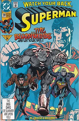 Buy Superman #58,  Vol. 2 (1987-2006, 2019) DC Comics, High Grade • 2.10£