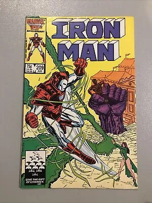 Buy Iron Man Marvel 25th Anniversary Vol 1 No 209 August 1986 • 9.72£