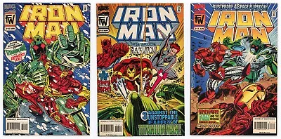 Buy Iron Man #315 316 317 (NM SET) 3-Part Complete Story Black Widow 1995 Marvel • 11.38£