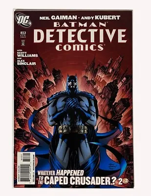 Buy Detective Comics 853 Neil Gaiman Andy Kubert Batman 1:50 Variant  HTF NM+ Copy • 64.05£
