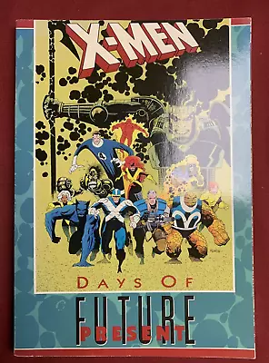 Buy M1 1991 Marvel X-Men: Days Of Future Present, Trade Paperback, 1st Printing 5/91 • 9.56£