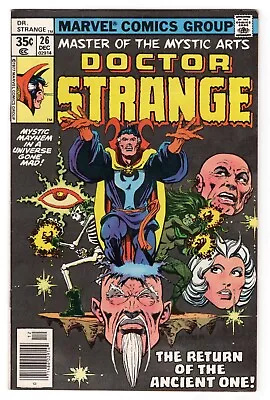 Buy Doctor Strange Vol 2 No 26 Dec 1977 (VFN/NM) (9.0) Bronze Age, Jim Starlin Art • 14.99£
