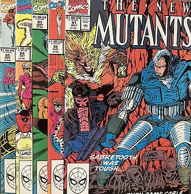 Buy New Mutants #91, 92, 93, 94, & 95 - (1990) NM- Set Of 5 Books • 23.98£
