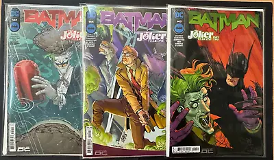 Buy Batman #142 #143 #144 All Cvr A Camuncoli & Nesi 1st Prints - Joker Year One Set • 25£