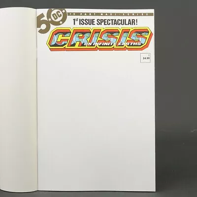 Buy CRISIS ON INFINITE EARTHS #1 Facsimile Cvr C Blank DC Comics 2024 0324DC133 1C • 4.81£