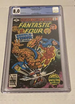 Buy Fantastic Four Vol. 1 #211 CGC 8.0!!! First Terrax The Tamer!! • 55.33£