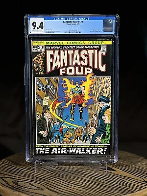 Buy FANTASTIC FOUR #120 March 1972 CGC 9.4 First Appearance Of Air Walker Key Issue • 395.30£
