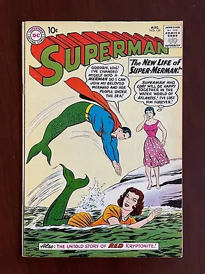 Buy Superman #139 (DC Comics 1960) Lori Lemaris Red Kryptonite Curt Swan 7.5 VF- • 177.10£