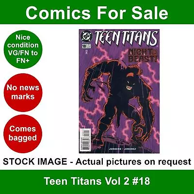 Buy DC Teen Titans Vol 2 #18 Comic - VG/FN+ 01 March 1998 • 3.99£