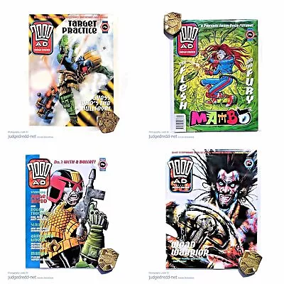 Buy 2000AD Prog 891-894 Brian Bolland Art All 4 Judge Dredd Comic Books 27 5 1994 • 27.50£