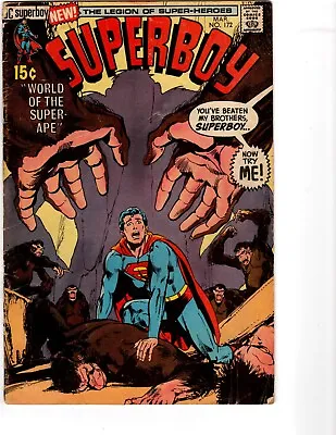 Buy 2 Book Lot Superboy #172 And #156 Mid-grade Condition Silver Age Free Shipping! • 14.30£