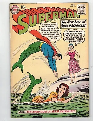 Buy SUPERMAN #139  DC 1960 LORI LEMARIS  RED KRYPTONITE  CURT SWAN  Fine+ • 64.34£