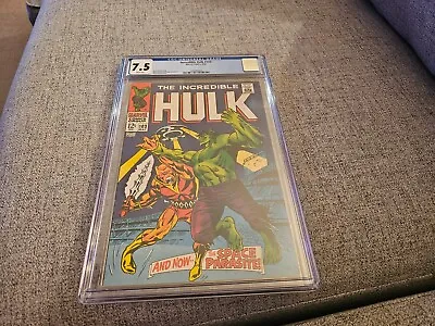 Buy Incredible Hulk #103 1968 CGC 7.5 White Pages • 103.27£