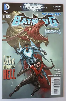 Buy Batwing #11 - Guest Starring Nightwing 1st Printing - DC September 2012 FN+ 6.5 • 4.45£