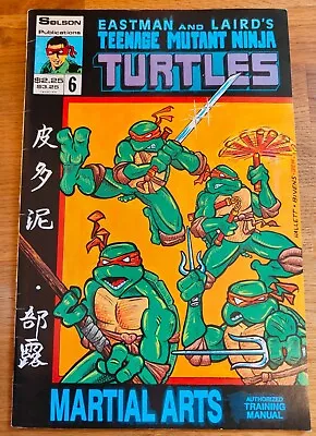Buy COMIC - Teenage Mutant Ninja Turtles Martial Arts Training Manual No #6 1987 VG • 20£