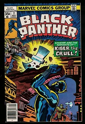 Buy Marvel Comics 11 Black Panther 8.0  VFN  1977 1st Print Fantastic Four  • 24.99£