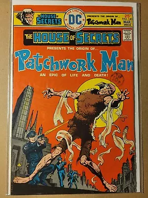 Buy The House Of Secrets #140 -Origin Of Patchwork Man DC COMICS 1976. • 6.99£