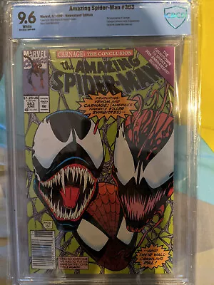 Buy The Amazing Spider Man 363 NEWSTAND CBCS 9.6 • 130£