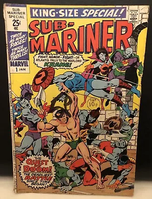 Buy Sub-Mariner Annual #1 Comic Marvel Comics Reader Copy Bronze Age • 6.88£