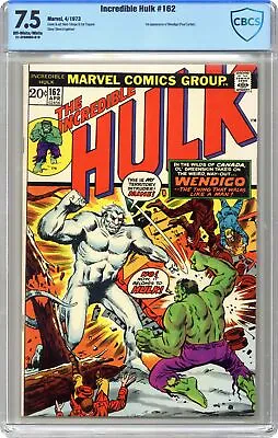 Buy Incredible Hulk #162 CBCS 7.5 1973 21-2F6BB83-016 • 161.61£