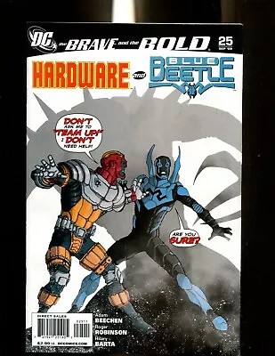 Buy BRAVE AND THE BOLD 25 (9.8) HARDWARE AND BLUE BEETLE DC (b001) • 47.80£