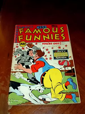 Buy FAMOUS FUNNIES #154 (1947).  VG+ (4.5) Cond. BUCK ROGERS, INVIS. SCARLET O'NEIL • 28.60£