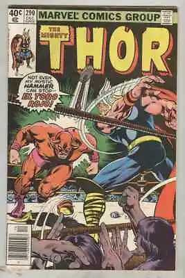 Buy Mighty Thor #290 December 1979 VG+ Red Bull • 3.21£
