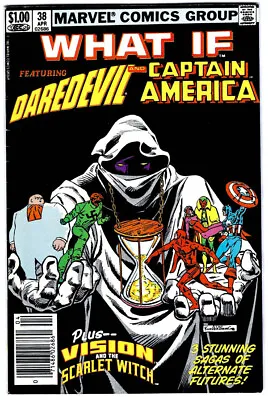 Buy WHAT IF... #38 In FN/VF A 1983 Marvel Comic W/ DAREDEVIL & CAPTAIN AMERICA • 1.80£