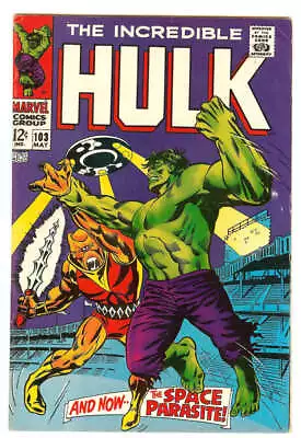 Buy Incredible Hulk #103 4.5 // 1st Appearance Of Space Parasite Marvel Comics 1968 • 35.98£