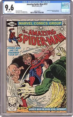 Buy Amazing Spider-Man #217D Direct Variant CGC 9.6 1981 3881610007 • 116.62£