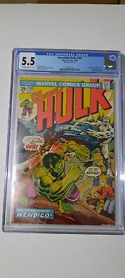 Buy Incredible Hulk 180 CGC 5.5 Mark Jewelers Insert Fine- • 988.26£