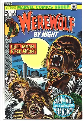 Buy WEREWOLF BY NIGHT 1st HANGMAN Vol. 1 #11 November 1973 MARVEL Comic USA Book VF+ • 28.01£