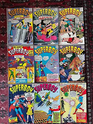 Buy Lot Of 9 Superboy Comics DC #123, 124125, 127, 128, 129, 130, 131, Good Low Grad • 31.53£