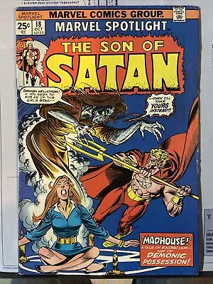 Buy Marvel Spotlight #18 The Son Of Satan (Marvel Comics October 1974) • 3.20£