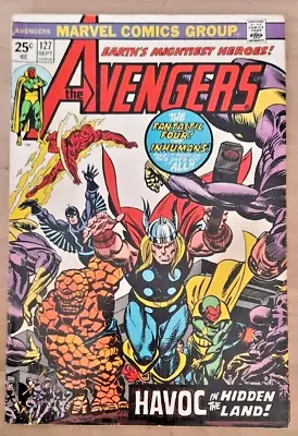 Buy Marvel Comics : The AVENGERS #127 VF/F  1ST APP ULTRON 7  1974 Book • 18£