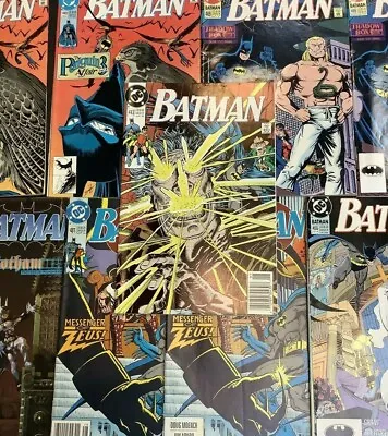 Buy BATMAN #443 448 449 455 469 477 481 DIRECT +NEWSSTAND ED 14 ISSUE Comic Book LOT • 19.78£