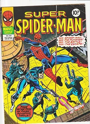 Buy Super Spider  Man  281 Marvel Uk 1978 Punisher Avengers • 20.09£