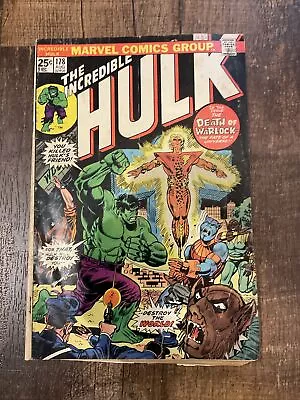 Buy The Incredible Hulk #178 Marvel Comic 1974 Death And Rebirth Of Adam Warlock • 9.53£