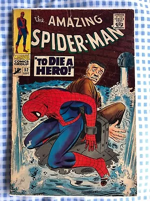 Buy Amazing Spider-Man 52 (1967) 1st App Joe Robertson. Kingpin App • 34.99£