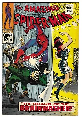 Buy AMAZING SPIDER-MAN #59 Fine+ 6.5 1st Mary Jane Cover! KEY ISSUE! Kingpin Cameo • 98.83£