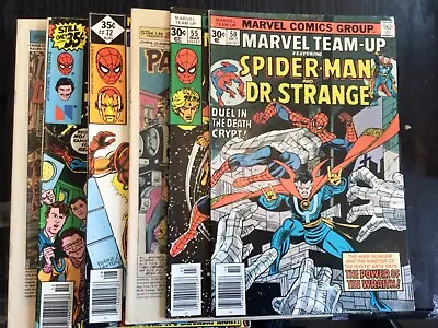 Buy 6 Comic Lot Marvel Team-up #50 55 58 72 74 75 Marvel 1976-78 Power Gem Snl • 16.08£