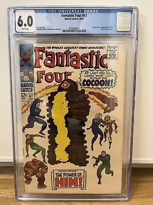 Buy Fantastic Four 67 - CGC 6.0 WP Marvel Silver Age Key 1st HIM, No Reserve • 51£