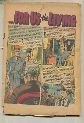 Buy Weird Fantasy- For Us The Living #20 1953   Coverless  D3 • 15.76£
