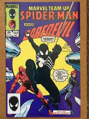 Buy Marvel Team Up # 141 (may 1984) Marvel/1st Joint-black Costume/asm # 252 !!! • 60£