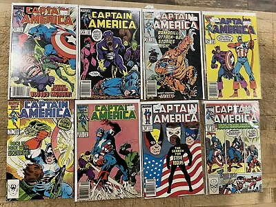 Buy Captain America #313-355 Lot Of 10 Misc Marvel Comics Set Newsstand Bronze Age • 9.65£