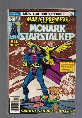 Buy Marvel Comics Marvel Premiere Feat. Monark Starstalker  No. 32 October 1976 • 4.49£