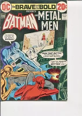 Buy Brave And Bold 103 Vf-nm  Batman Metal Men  1972 • 21.58£