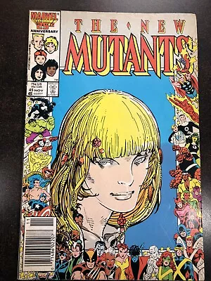 Buy The New Mutants #45 Direct Market Edition ~ 1986 Marvel Comics 25th Anniversary • 27.87£